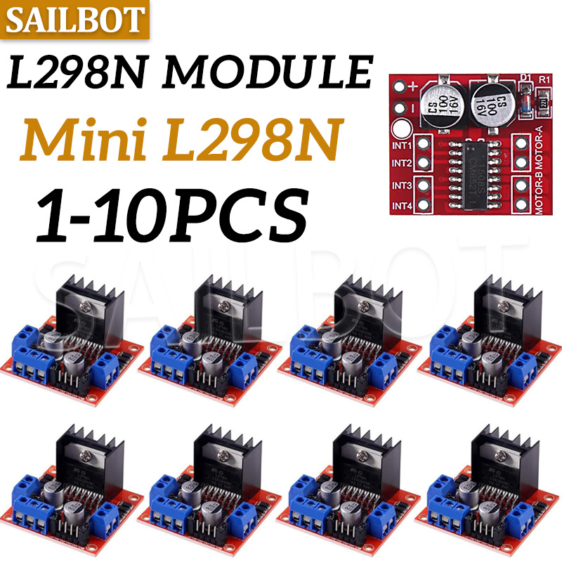 Motor Driver L298N - 1/5/10 Buah L298N DC Motor Driver