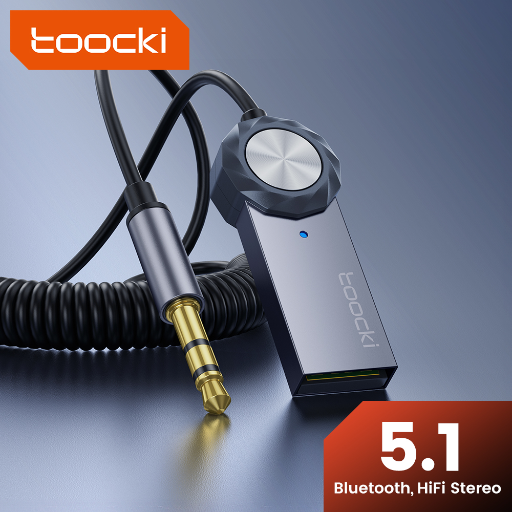 Robot Bluetooth Car - TOOCKI adaptor Aux Bluetooth 5.1 5.0,
