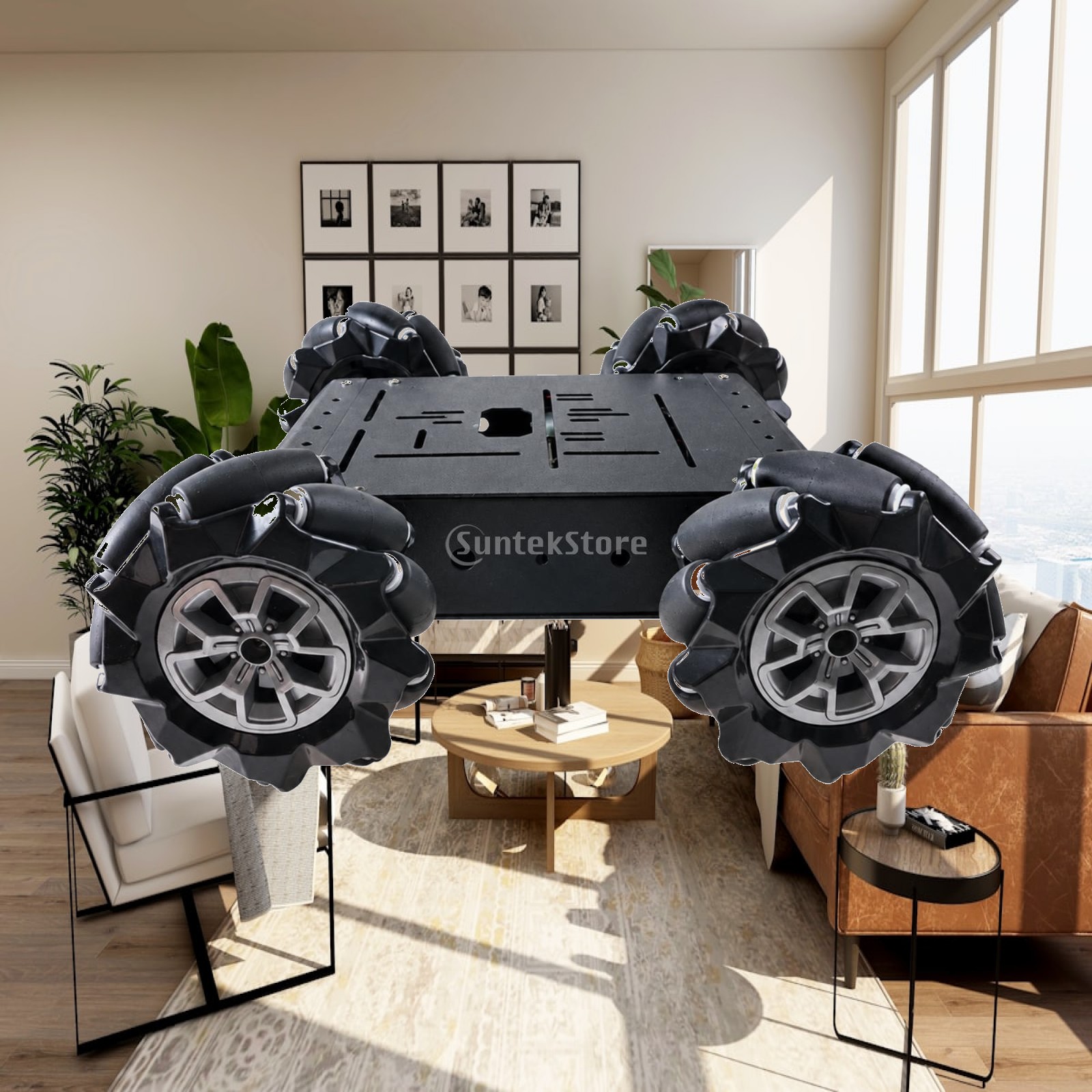 Robot Car Kit - Rangka Sasis Mobil RC Multidireksional dengan
