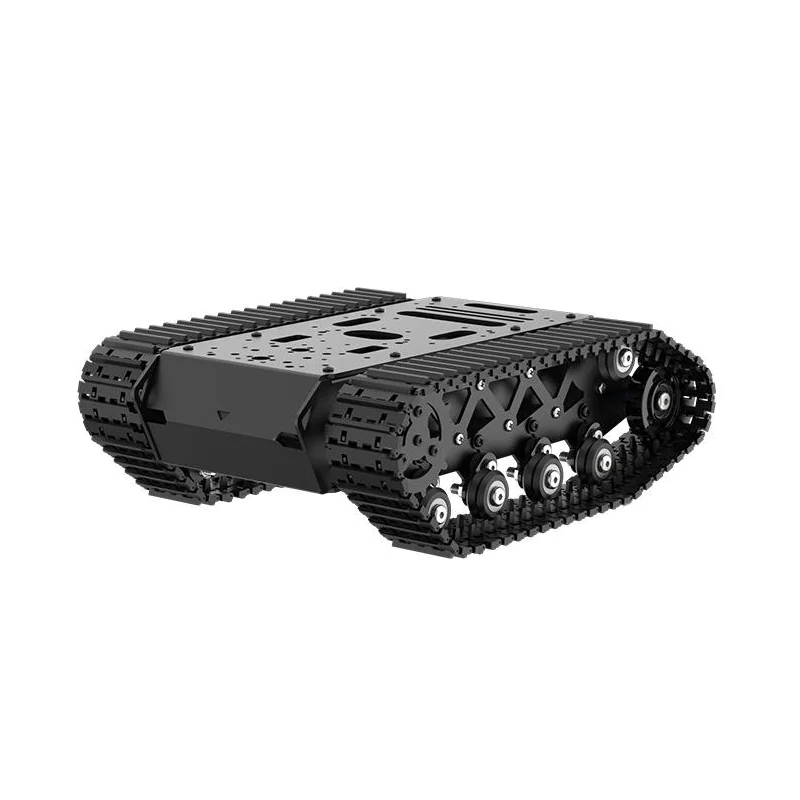Robot Car Kit - Kit Robot Tank Logam Penuh dengan
