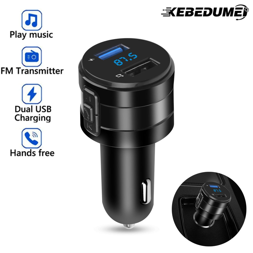 Robot Bluetooth Car - Pemancar Bluetooth 4.2 FM mobil, pemutar
