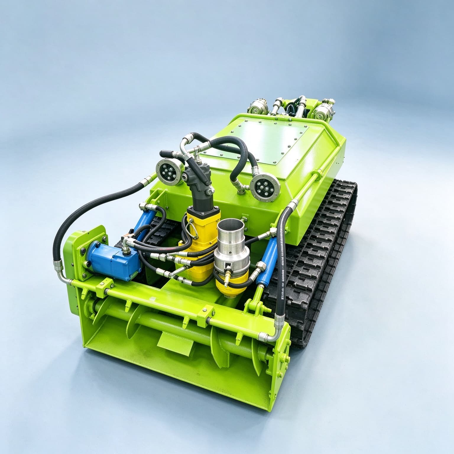 Robot Chassis - Robot Pengerukan dengan Sistem Hidrolik, Rangka