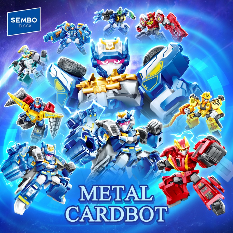 Robot Kit - SEMBO BLOCK, Set Mainan Blok Kreatif,