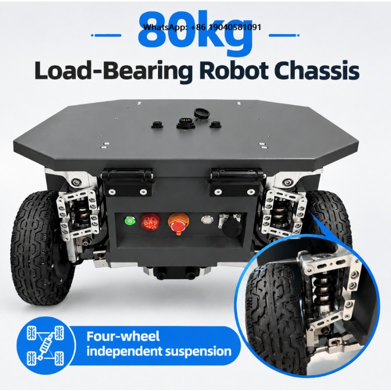Robot Chassis - Robot Keamanan Otonom, Robot Patroli Berbasis