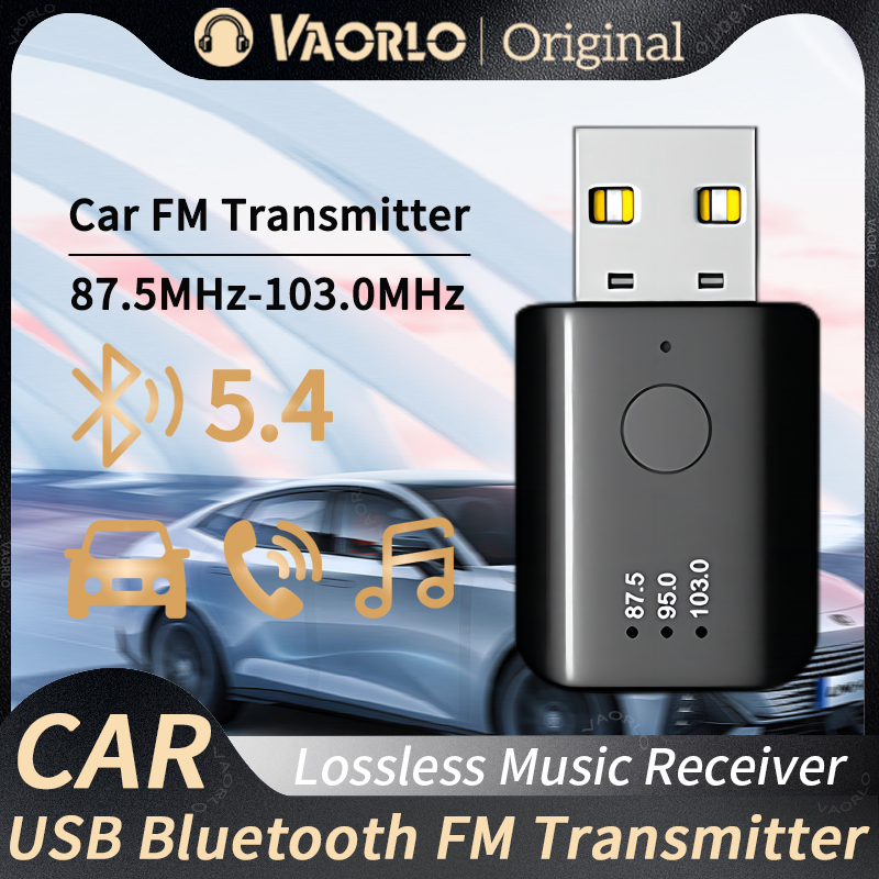 Robot Bluetooth Car - Pemancar Bluetooth 5.4 FM dengan mikrofon,
