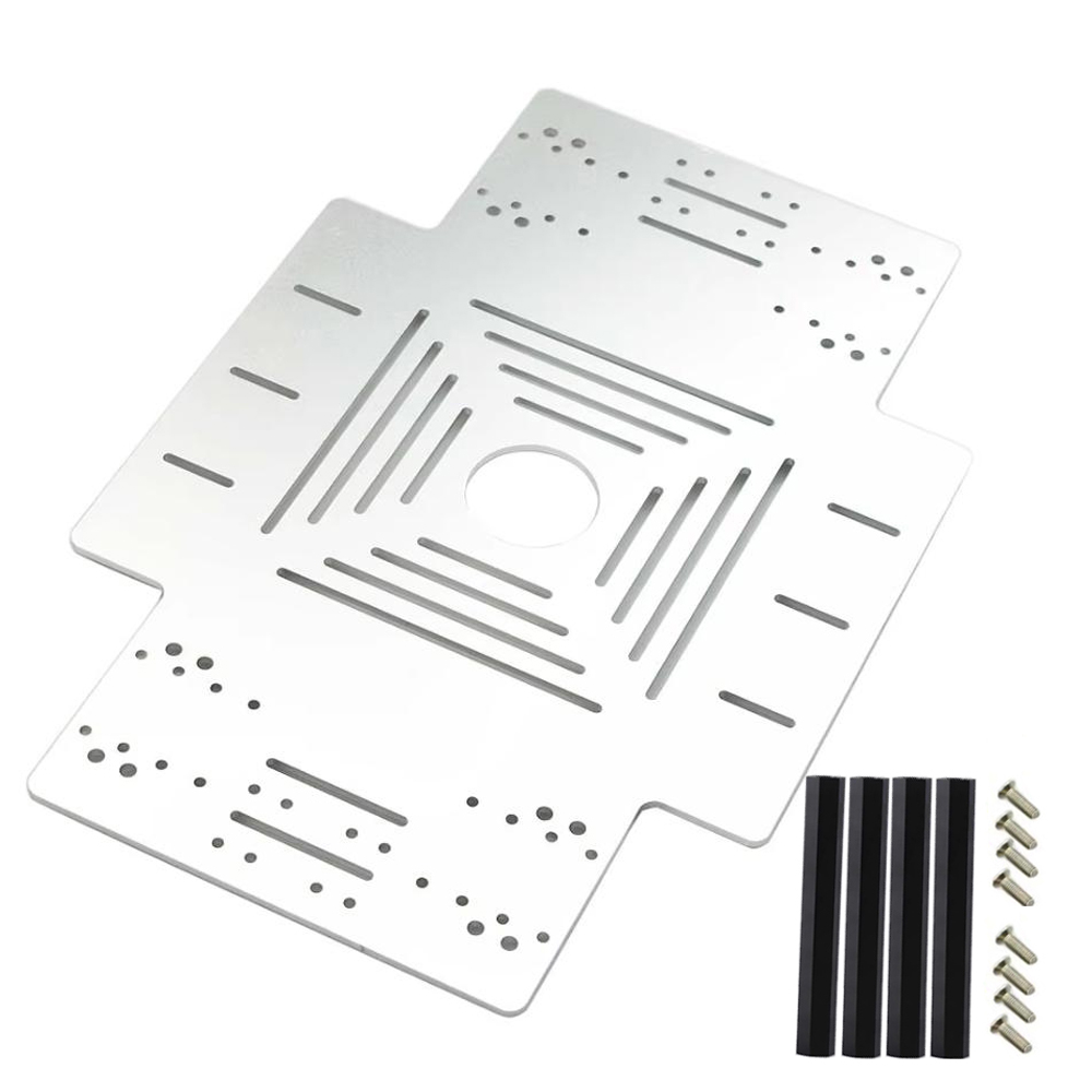 Pelat Logam Besar Sasis Aloi A - Stm32 Robot ulasan dan harga