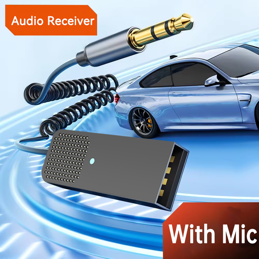Adaptor AUX Mobil Bluetooth Up - Robot Bluetooth Car ulasan dan harga