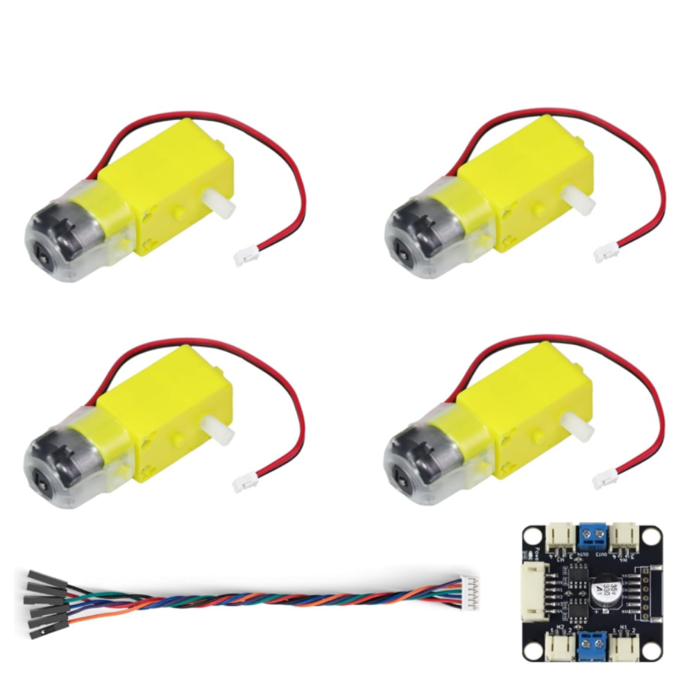 Kit Motor dan Driver 4 TT, Pen - Motor Driver L298N ulasan dan harga