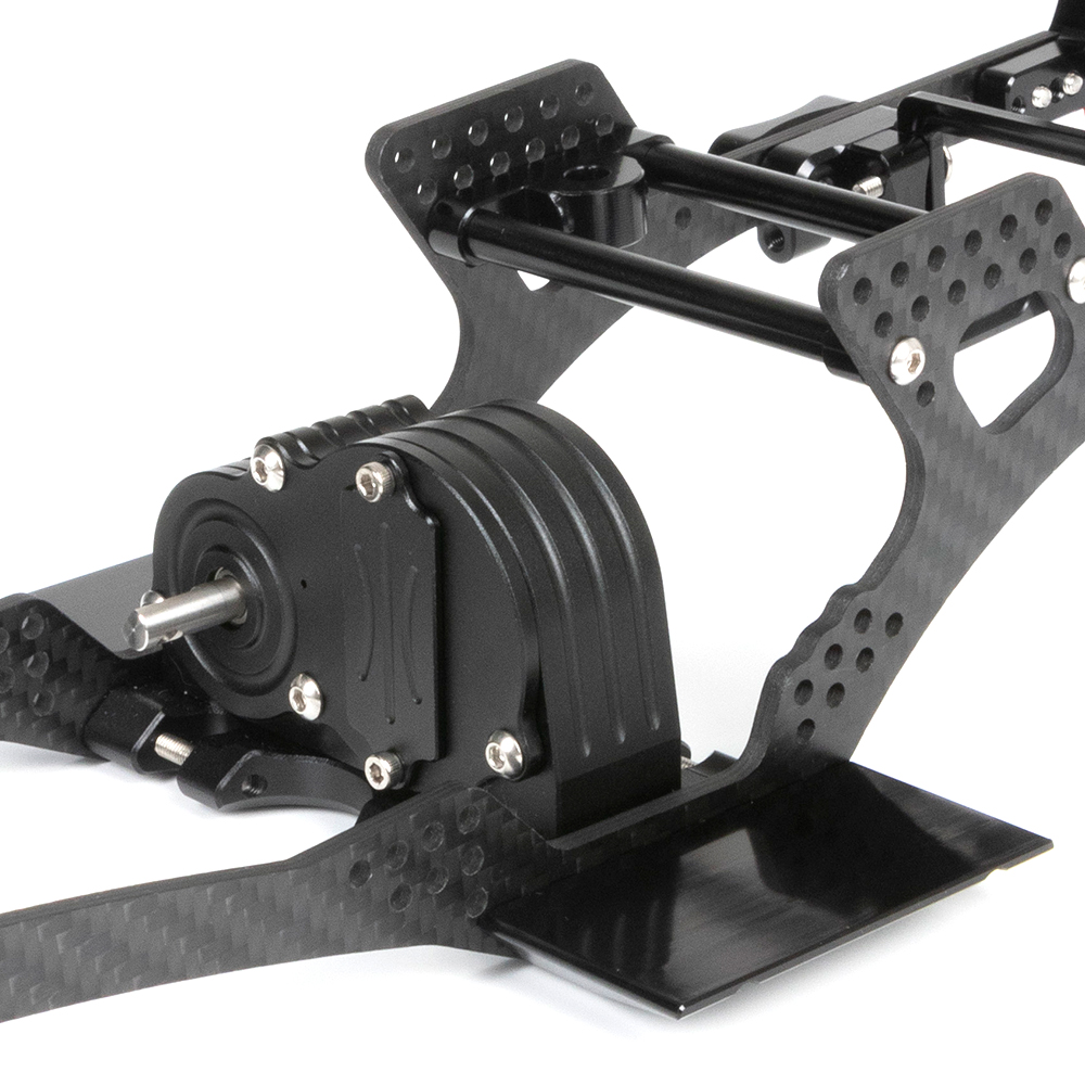 Kit sasis serat karbon LCG Fra - Robot Car Kit ulasan dan harga