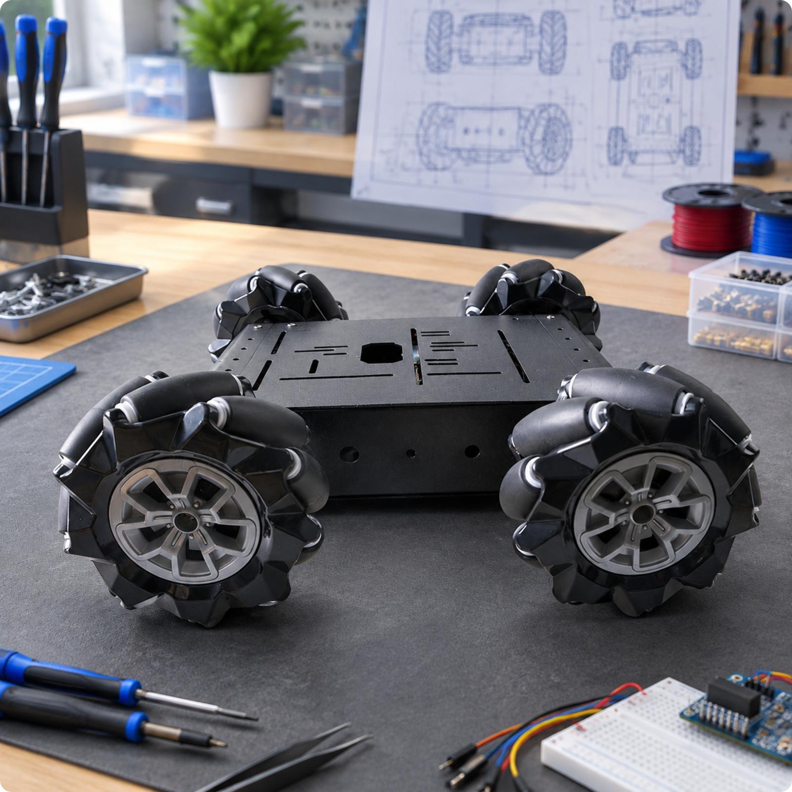 Rangka Sasis Mobil RC Multidir - Robot Car Kit ulasan dan harga