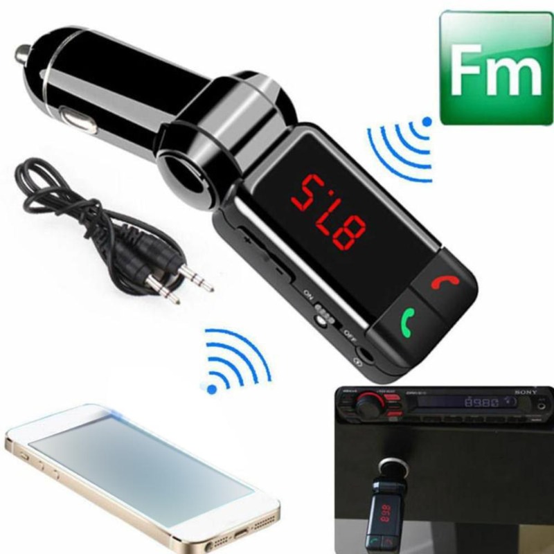 BC06 Kit Mobil Pemancar Fm Kom - Robot Bluetooth Car ulasan dan harga