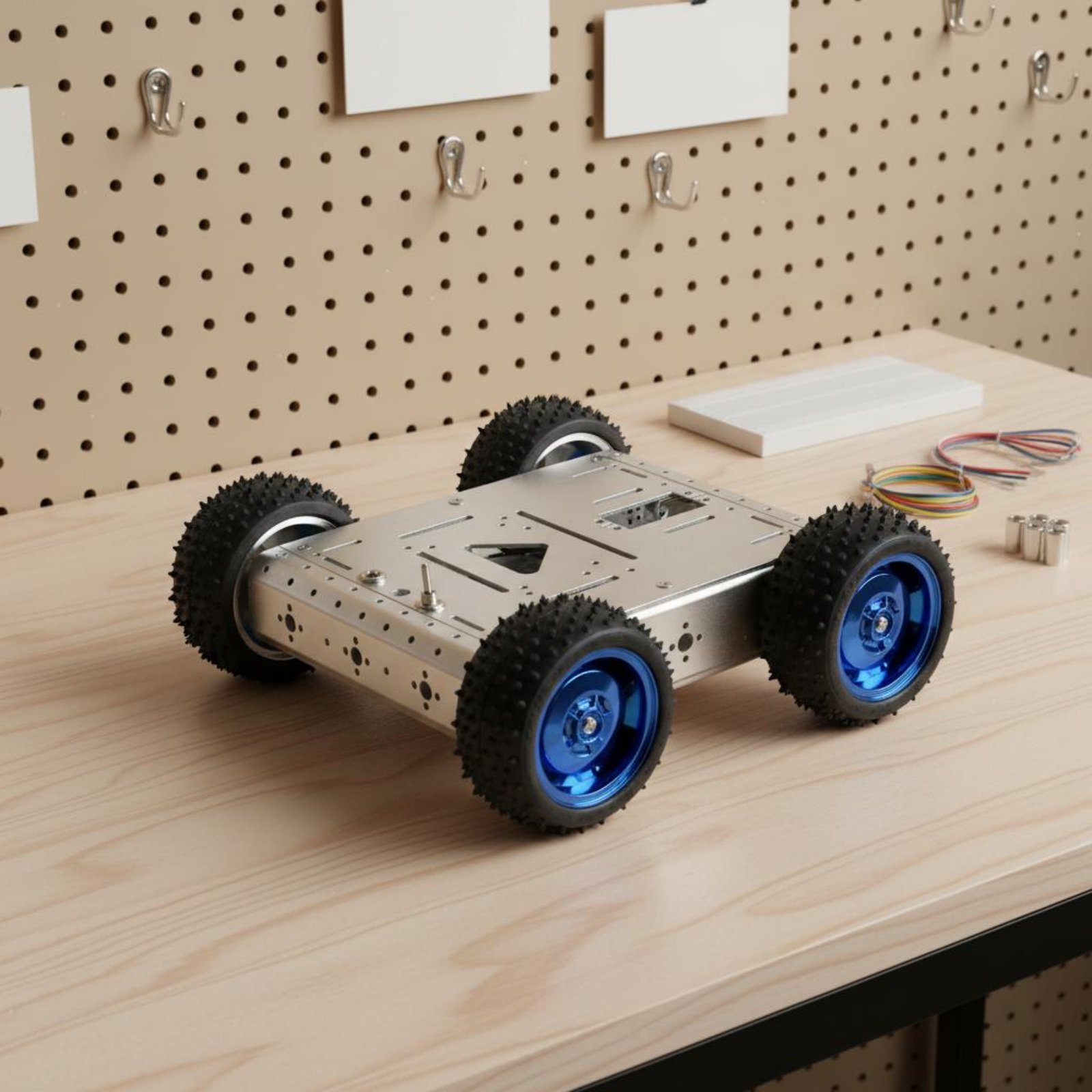 Sasis Mobil Pintar 4WD Kapasit - Robot Car Kit ulasan dan harga