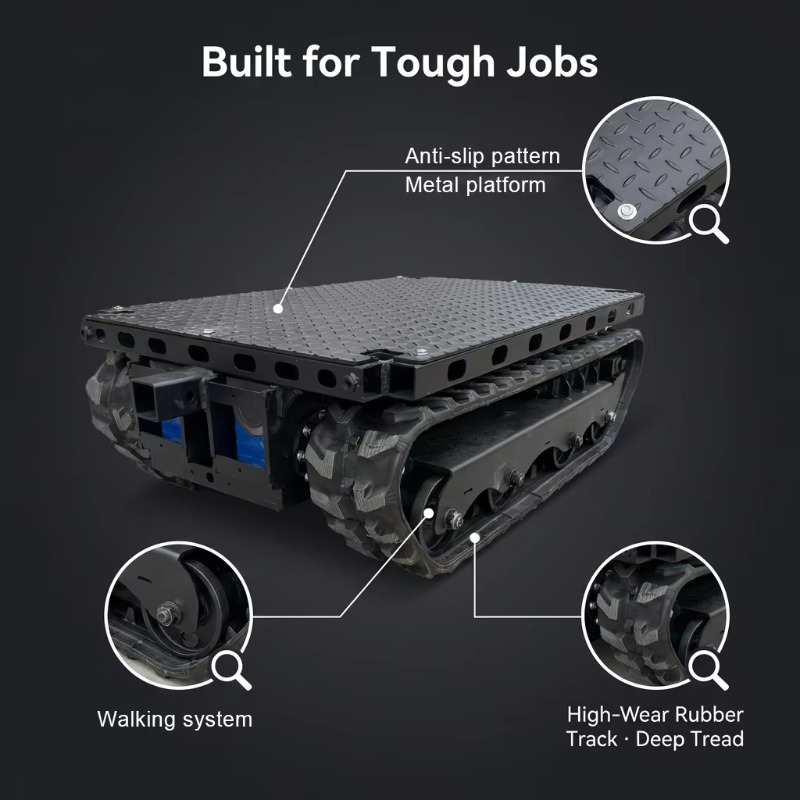 Rangka Rantai Beroda dengan Ka - Robot Chassis ulasan dan harga