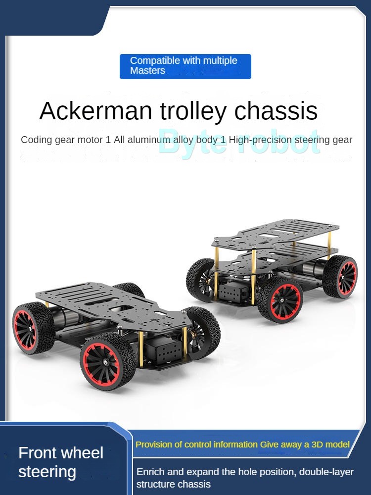 5KG beban 4WD Robot mobil Acke - Tracked Robot Chassis ulasan dan harga