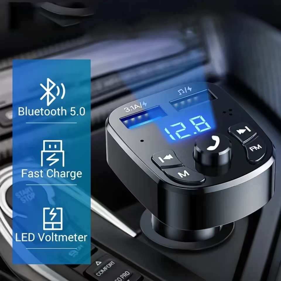 Pemancar FM 5.0 Kompatibel den - Robot Bluetooth Car ulasan dan harga